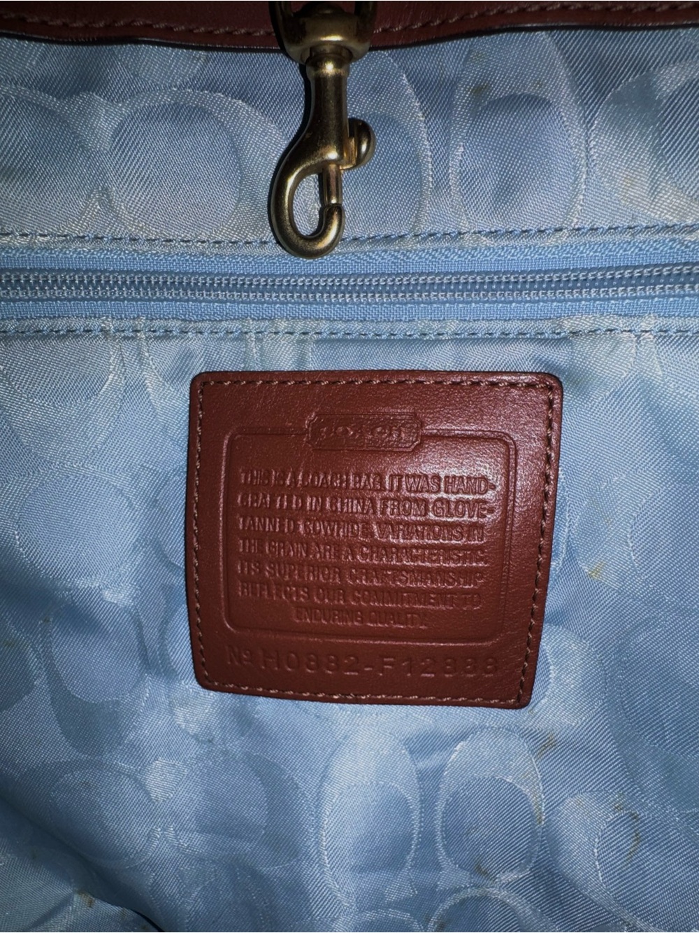 Rare Vintage Coach Gigi Tote #F12888 - Picture 7 of 9